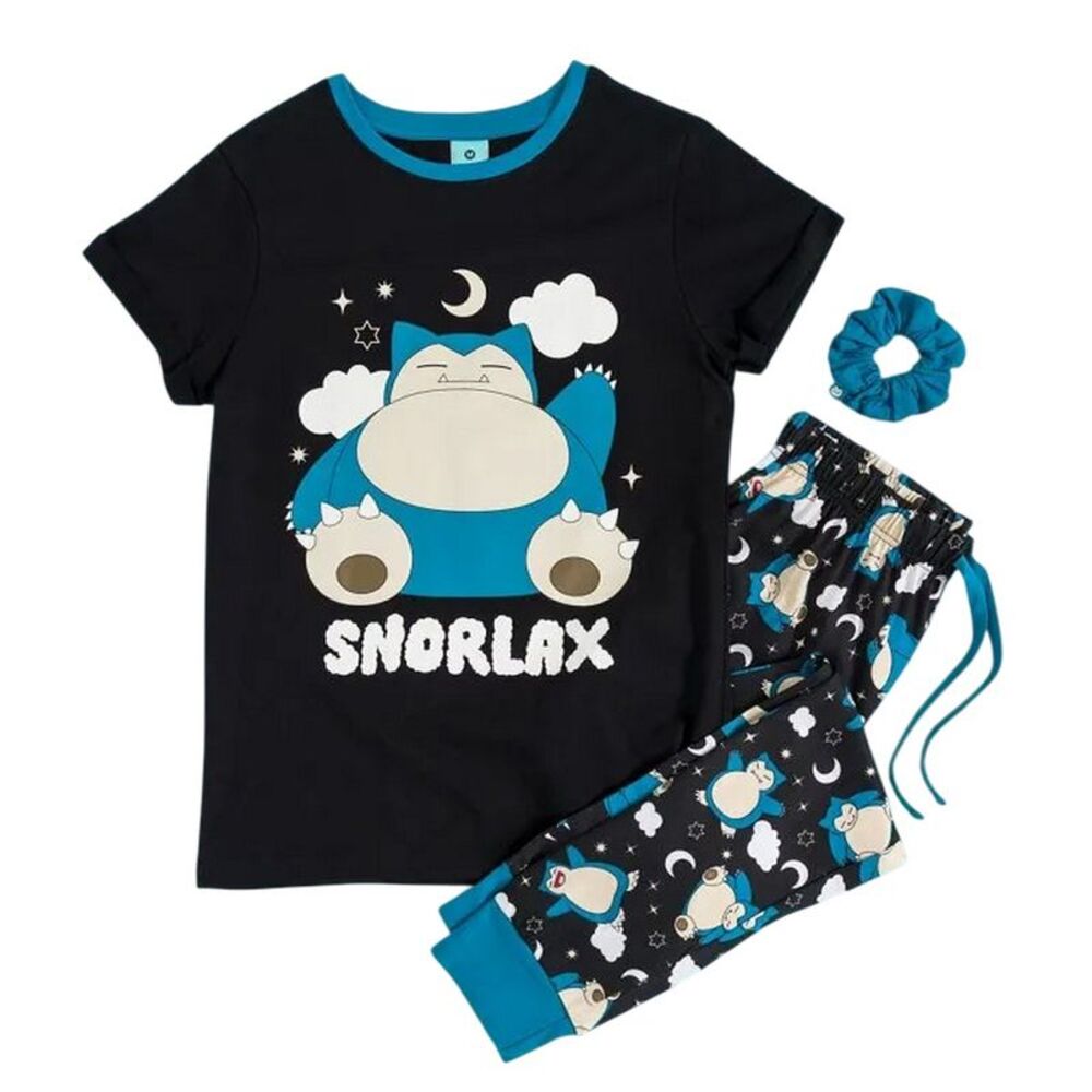 Pokemon Womens/Ladies Snorlax Pajama Set / Blue